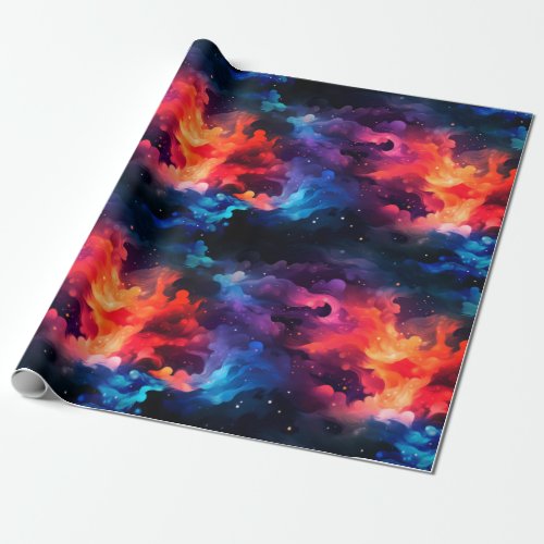 Vibrant Magic Show Spectacle Wrapping Paper