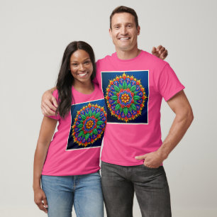 Vibrant Mandala Artistry T-Shirt