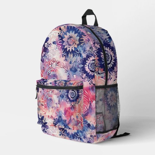 Vibrant Mandala Backpack Pattern