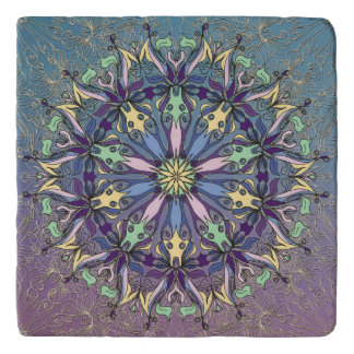 Vibrant Mandala Trivet