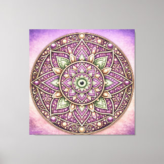 Vibrant Mandala Wall Art – Colorful Geometric Sacr