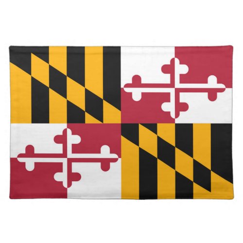 Vibrant Maryland State Flag Placemat