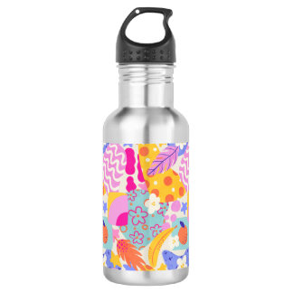 Vibrant Maxi Patchwork Stainless Steel Water Bottle