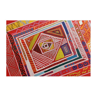 Vibrant Maze Acrylic Print