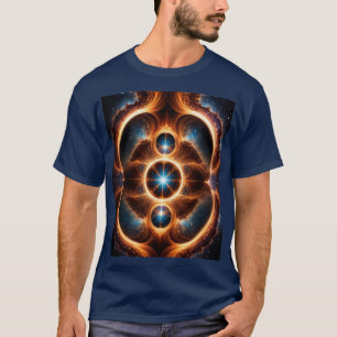 Vibrant Maze in Space T-Shirt