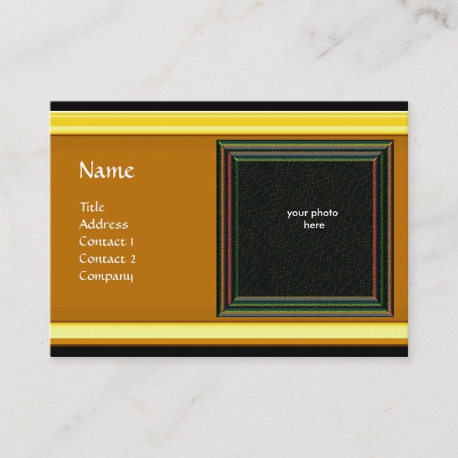 VIBRANT MEMORY2 MONOGRAM gem red Business Card (Front)