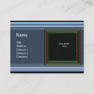 VIBRANT MEMORY3 MONOGRAM gem violet Business Card