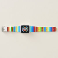 Vibrant Mexican Blanket Traditional Spanish Serape Apple Watch