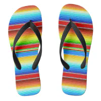 Serape flip flops deals