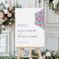 Vibrant Mexican Fiesta Style Rainbow Wedding