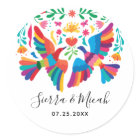 Vibrant Mexican Inspired Birds and Floral