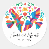 Vibrant Mexican Inspired Birds and Floral