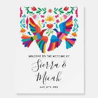 Vibrant Mexican Inspired Birds and Floral Welcome