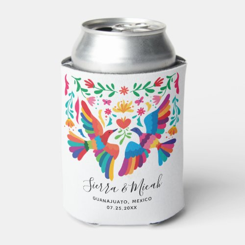 Vibrant Mexican_Inspired Wedding Can Cooler