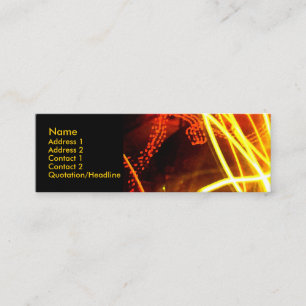 Vibrant Mini Business Card