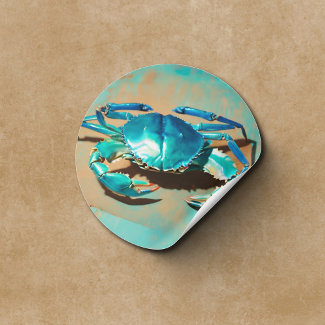 Vibrant&modern  blue  crab