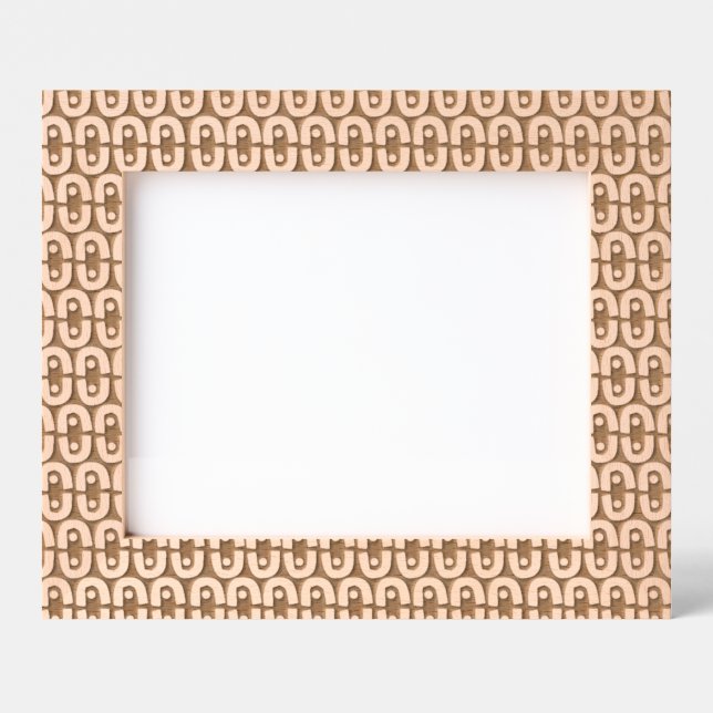 Vibrant Modern Pattern with Bold Color Shapes Engraved Frames (Front)