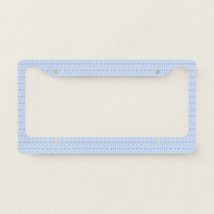 Vibrant Modern Pattern with Bold Color Shapes License Plate Frame