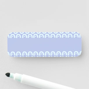 Vibrant Modern Pattern with Bold Color Shapes Name Tag