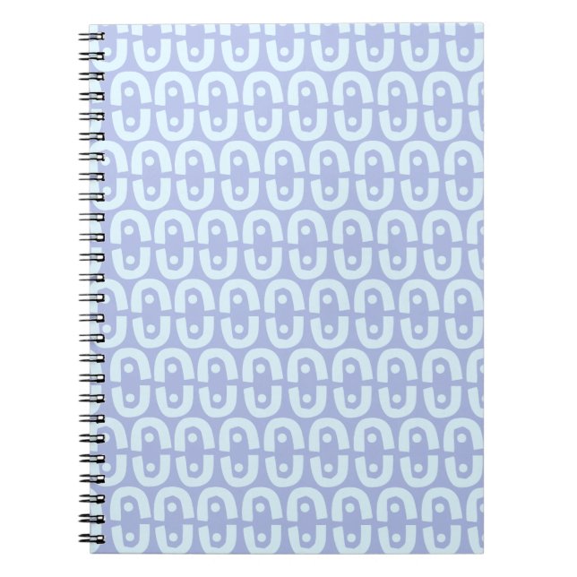 Vibrant Modern Pattern with Bold Color Shapes Notebook (Front)