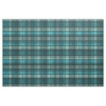 Vibrant &amp; Modern Teal Plaid Pattern Fabric