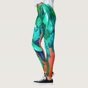 Vibrant Money Tree Leggings