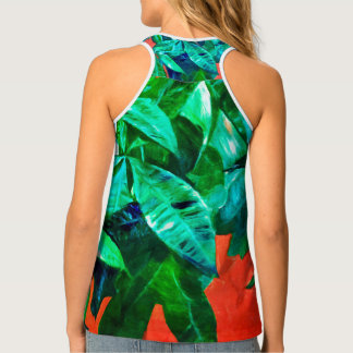 Vibrant Money Tree Racerback Tank Top