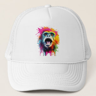 Monkey Cap: Urban Monkey Trucker Monkey Caps – Urban Monkey®