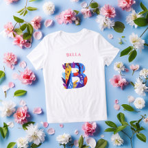 Vibrant Monogram - Letter B | Artistic Birthday