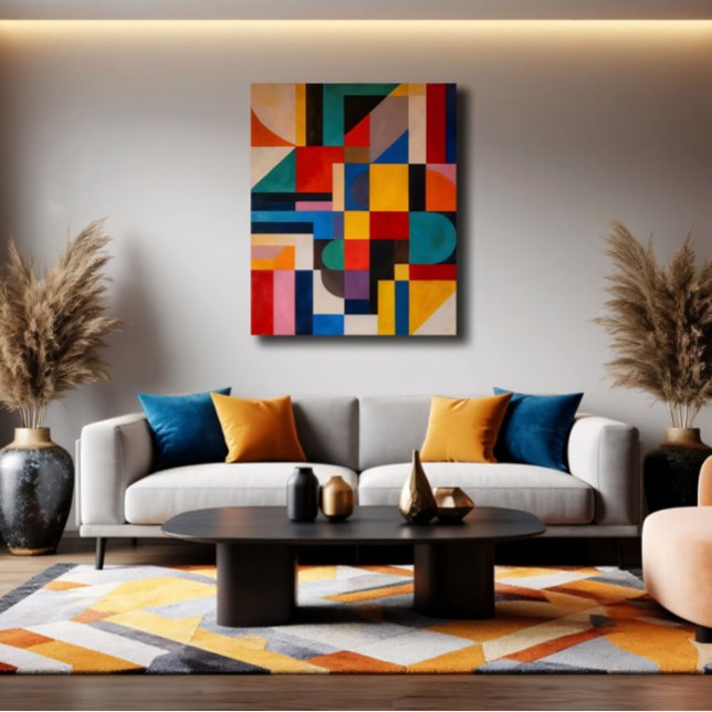 Vibrant Mosaic Canvas Print (Creator Uploaded)