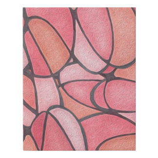 vibrant mosaic faux canvas print