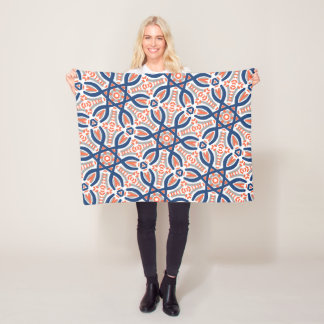 Vibrant Mosaic Modern BR Fleece Blanket