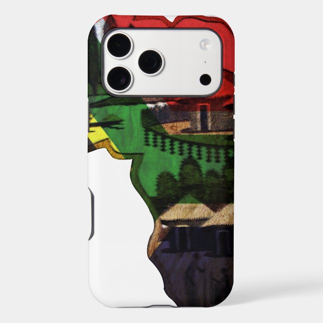 Vibrant Mosaic of Africa: Decorative Pattern Art  Case-Mate iPhone Case (Back)