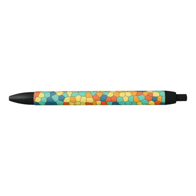Vibrant mosaic pattern pen (Front)