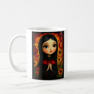 Vibrant Mosaic Portrait - Stunning Religious Art Coffee Mug