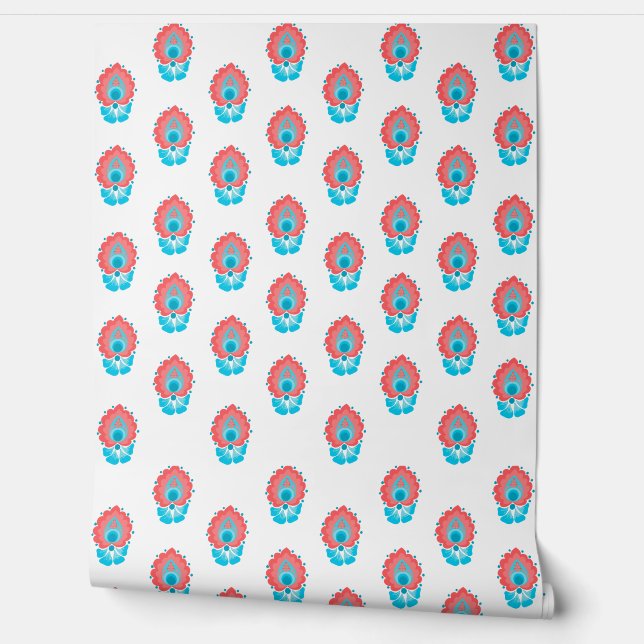 Vibrant Multi-Colored Grid Pattern Wallpaper (Unrolling)