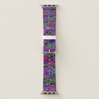 Vibrant Multicolor Abstract Texture Apple Watch Band