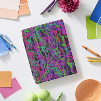 Vibrant Multicolor Abstract Texture iPad Smart Cover
