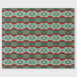 Vibrant multicolor classic trendy pattern design w wrapping paper