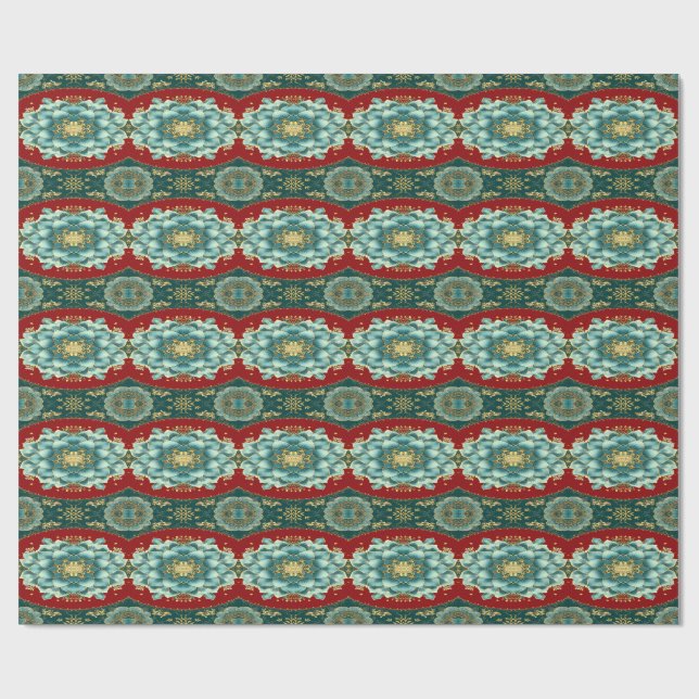 Vibrant multicolor classic trendy pattern design w wrapping paper (Flat)