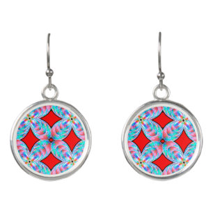 Vibrant Multicolor Drop Earrings -