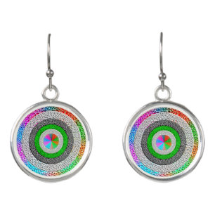 Vibrant Multicolor Drop Earrings -