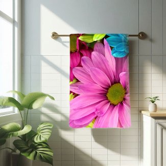Vibrant Multicolored Daisy Floral