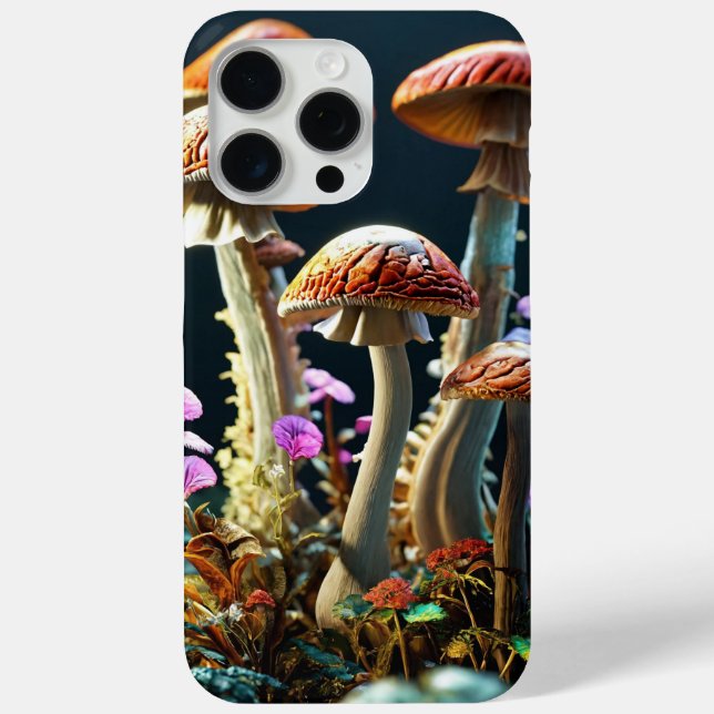 Vibrant Mushrooms Case-Mate iPhone Case (Back)