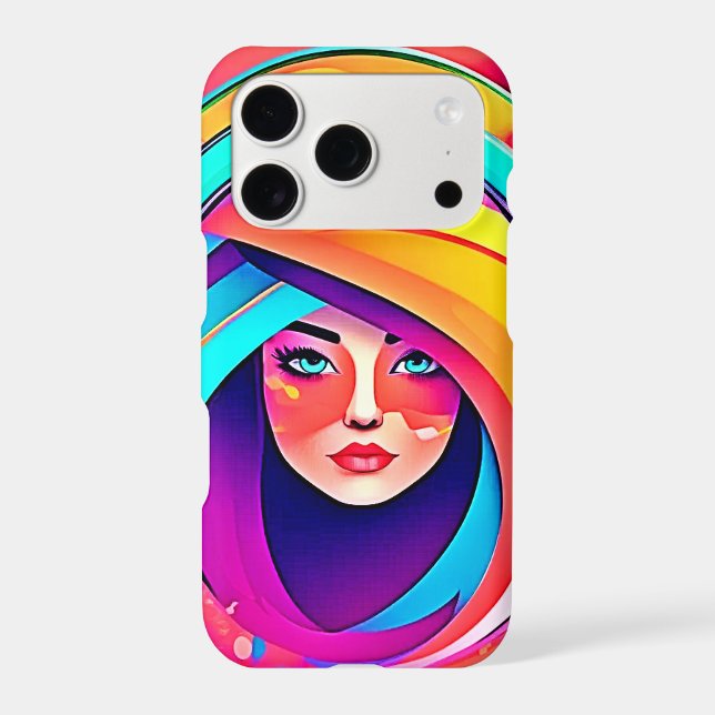Vibrant Music Flow Iphone Case (Back)