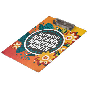 Vibrant National Hispanic Heritage Month Clipboard