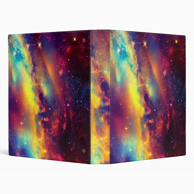 Vibrant Nebula Binder (Background)