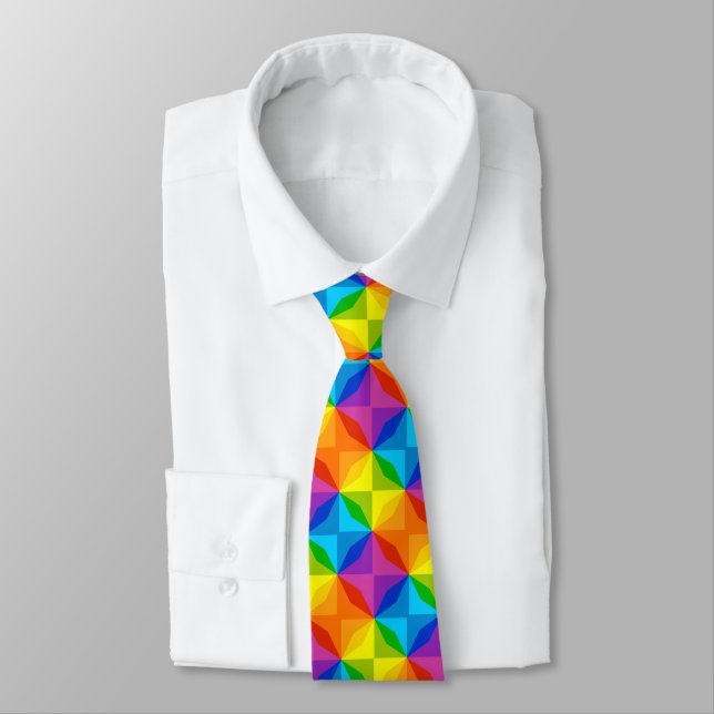 Vibrant Neck Tie (Tied)