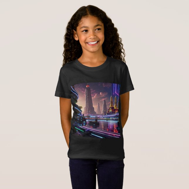 Bangkok City Neon Lights T-Shirt Gift, Bangkok Thailand, Bangkok