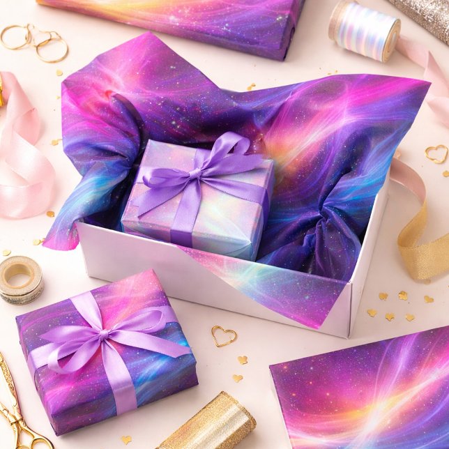 Vibrant Neon Wave Tissue Paper (Creator Uploaded)